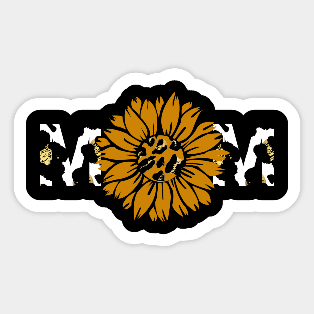 Mom Sunflower pattern design Sticker by Diannas